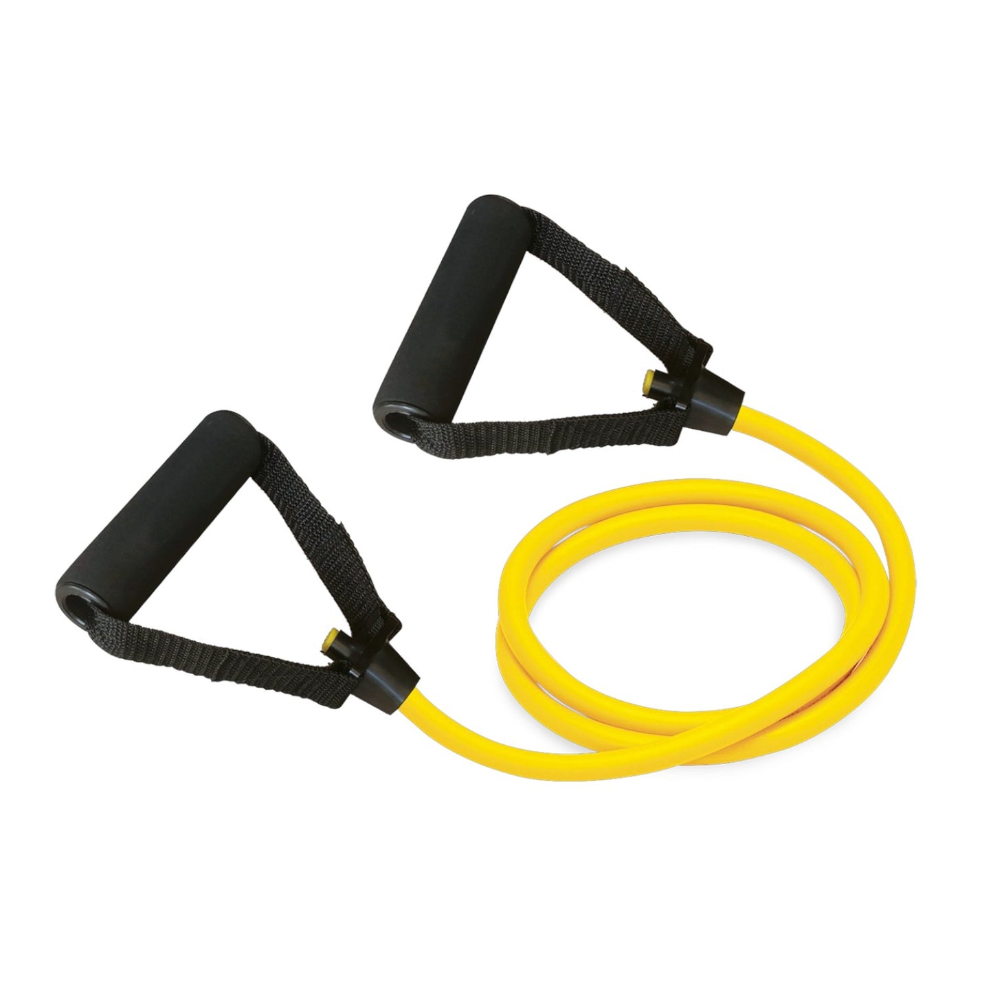 Archstone Light Resistance Band - Yellow, Soft Foam Handles