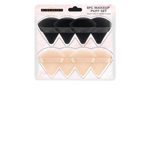 8Pc Makeup Puff Set