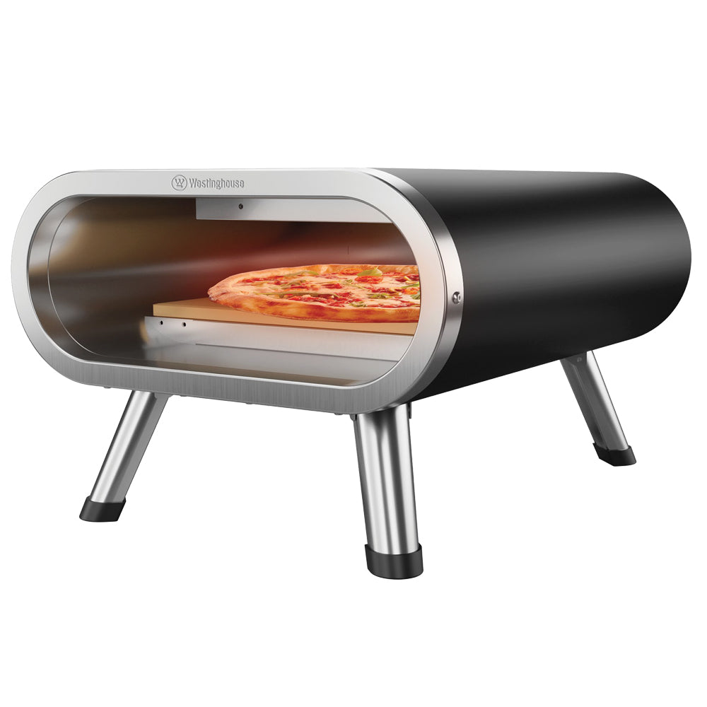 Westinghouse 12-Inch Electric Pizza Oven with Pizza Stone - Flat